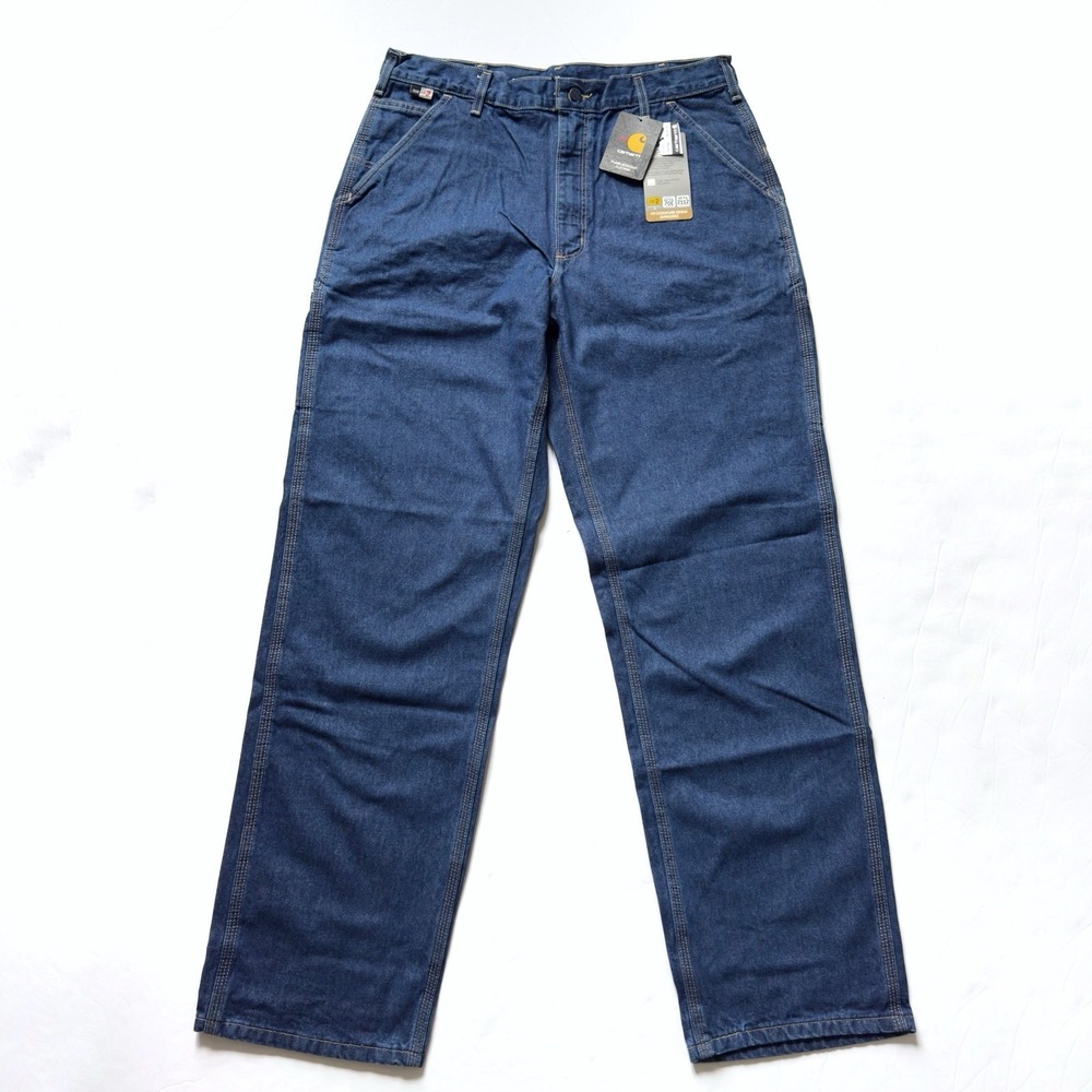 Carhartt FR Jeans Mens 35x34 Cat 2 NFPA 2112 Flame Resistant Work Pants Utility